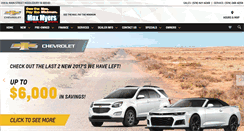 Desktop Screenshot of maxmyersmotors.com